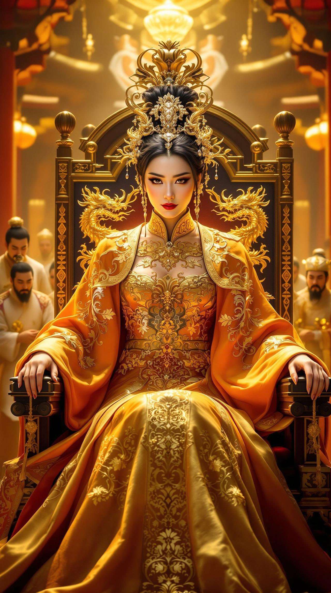 穿越后我成了女帝 - 小短剧网剧大全热门短剧封面